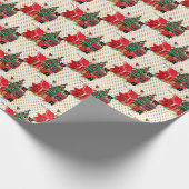 Nutkraker Kerstmis Cadeaupapier (Hoek)