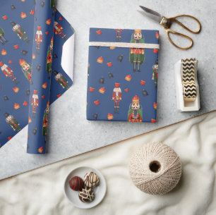 Nutkraker Kerstmis Cadeaupapier