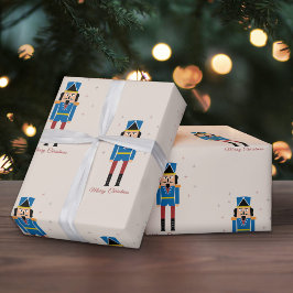 Nutkraker Kerstmis Cadeaupapier