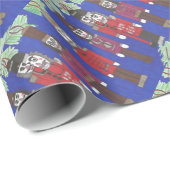 Nutkraker Kerstmis Cadeaupapier (Rol Hoek)