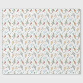 Nutkraker Kerstmis Cadeaupapier (Vlak)