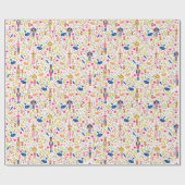 Nutkraker Kerstmis Cadeaupapier (Vlak)