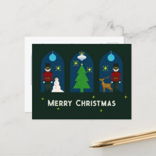 Nutkraker Kerstmis Feestdagenkaart