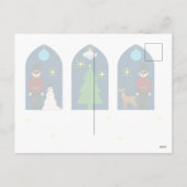 Nutkraker Kerstmis Feestdagenkaart (Achterkant)