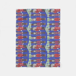 Nutkraker Kerstmis Fleece Deken