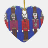Nutkraker Kerstmis Keramisch Ornament (Voorkant)