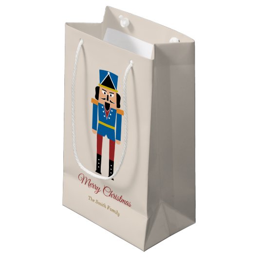 Nutkraker Kerstmis Klein Cadeauzakje (Voorkant Gekanteld)