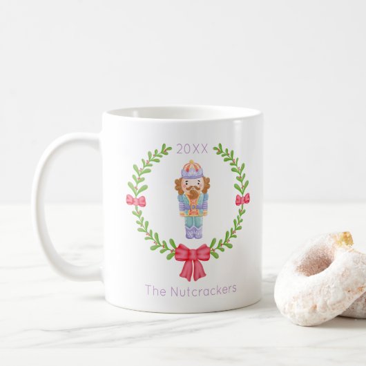 Nutkraker Kerstmis Koffiemok (Met donut)
