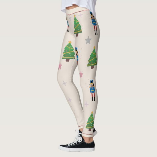Nutkraker Kerstmis Leggings (Links)
