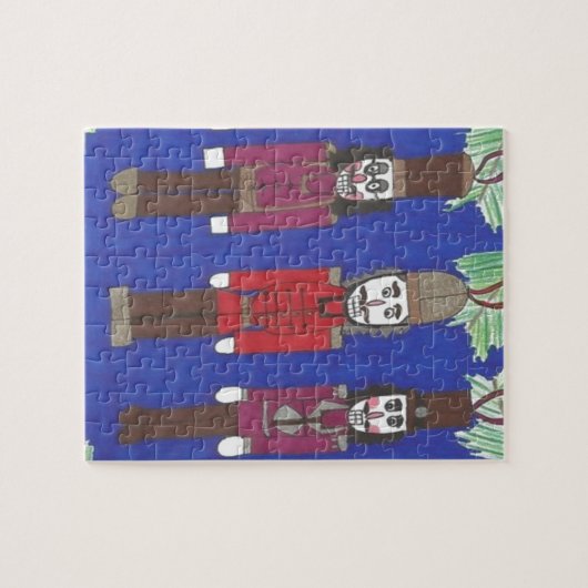 Nutkraker Kerstmis Legpuzzel (Horizontaal)