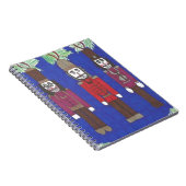 Nutkraker Kerstmis Notitieboek (Rechterzijde)