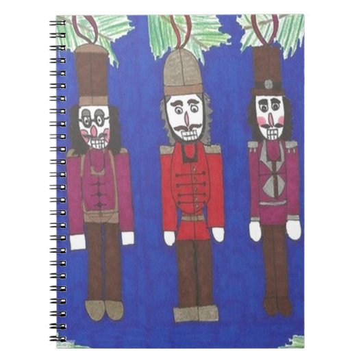 Nutkraker Kerstmis Notitieboek (Voorkant)