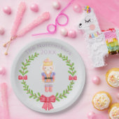 Nutkraker Kerstmis Papieren Bordje (Feest)