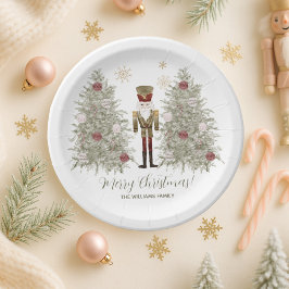 Nutkraker Kerstmis Papieren Bordje