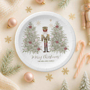 Nutkraker Kerstmis Papieren Bordje