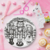 Nutkraker Kerstmis Papieren Bordje (Feest)