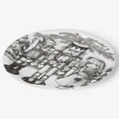 Nutkraker Kerstmis Papieren Bordje (Gekanteld)