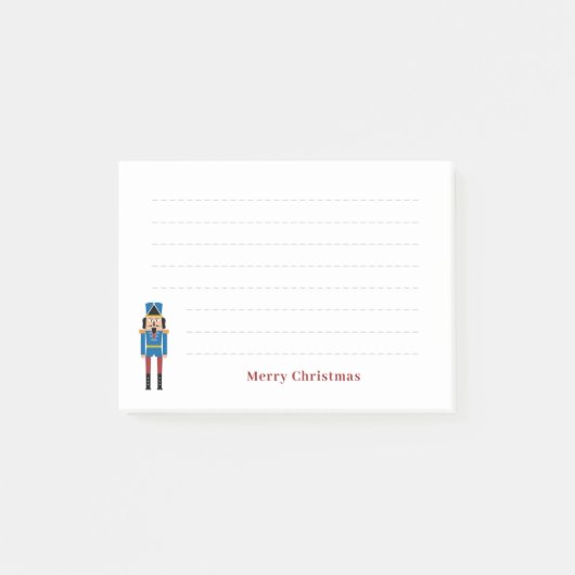 Nutkraker Kerstmis Post-it® Notes (Voorkant)