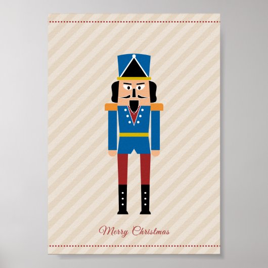 Nutkraker Kerstmis Poster (Voorkant)
