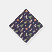 Nutkraker Kerstmis Servet (Hoek)