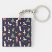 Nutkraker Kerstmis Sleutelhanger (Achterkant)