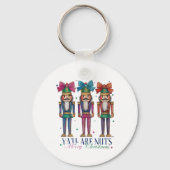 Nutkraker Kerstmis Sleutelhanger (Achterkant)