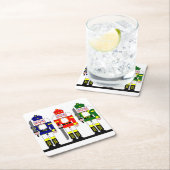 Nutkraker Kerstmis, speciaal gepersonaliseerd Kartonnen Onderzetters (Insitu)