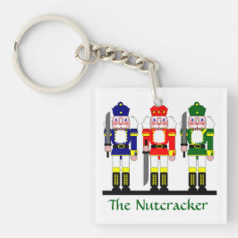 Nutkraker Kerstmis, speciaal gepersonaliseerd Sleutelhanger