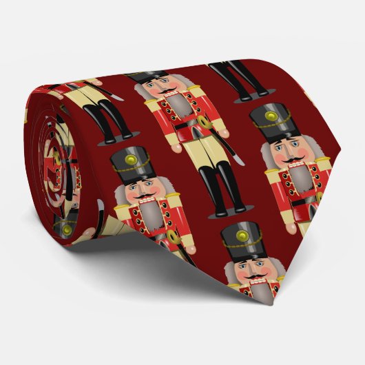 Nutkraker Kerstmis Stropdas (Opgerold)