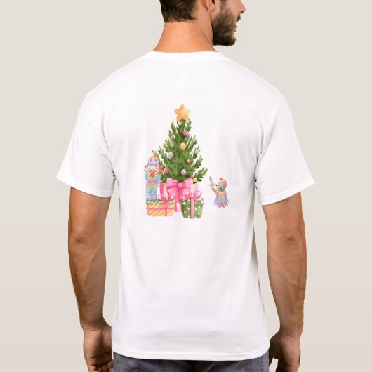 Nutkraker Kerstmis T-shirt (Achterkant)