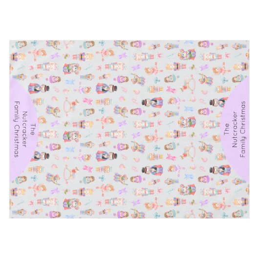 Nutkraker Kerstmis Tafelkleed (Voorkant (Horizontaal))