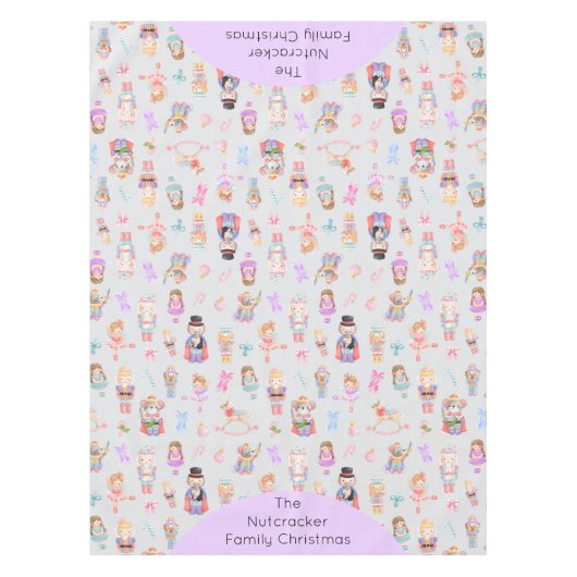 Nutkraker Kerstmis Tafelkleed (Voorkant)