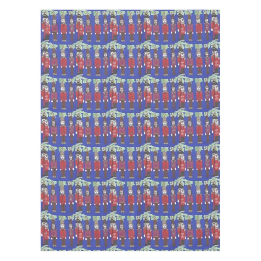 Nutkraker Kerstmis Tafelkleed (Voorkant)