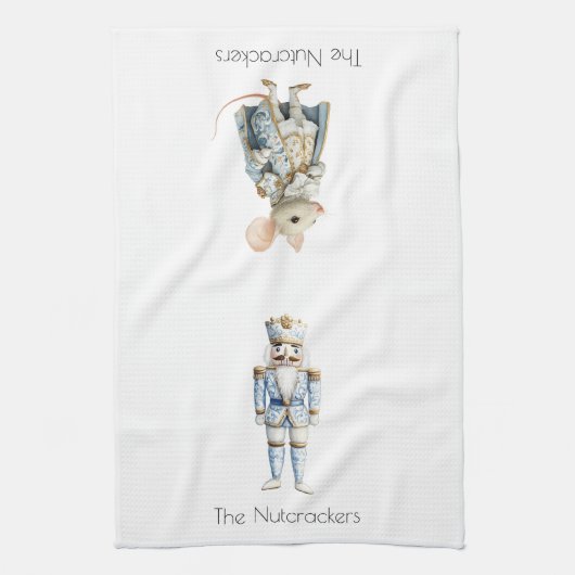 Nutkraker Kerstmis Theedoek (Verticaal)