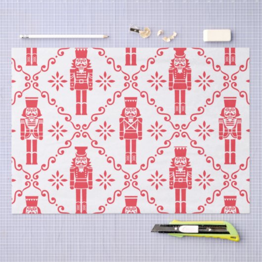 Nutkraker Kerstmis Tissuepapier (Craft)