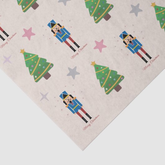 Nutkraker Kerstmis Tissuepapier (Detail)