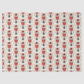 Nutkraker Kerstmis uit de Nutkraker Ballet Tissuepapier (Voorkant)