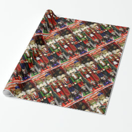 Nutkraker kerstsoldaten cadeaupapier