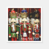 Nutkraker kerstsoldaten servet (Voorkant)