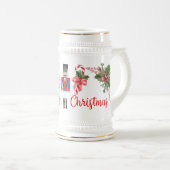 Nutkraker Kerststein Bierpul (Voorkant rechts)