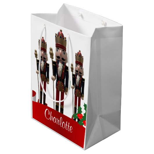 Nutkraker King kerst Medium Cadeauzakje (Achterkant Gekanteld)