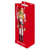  Nutkraker King Wijn Cadeautas (Achterkant Gekanteld)