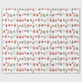 Nutkraker koekjes vakantie cadeaupapier (Vlak)