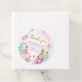 Nutkraker Land van Sweets Girl Birthday Gift Bedankjes Labels (In situ)