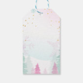 Nutkraker Land van Sweets Girl Favor Dank je Cadeaulabel (Achterkant)