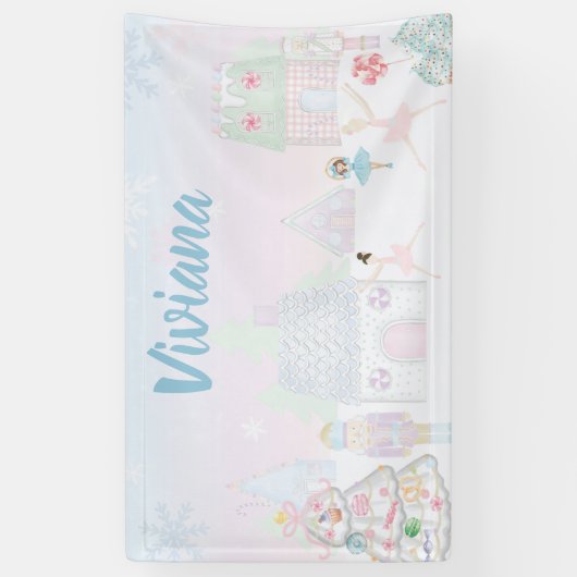 Nutkraker Land van zoet Banner (Verticaal)