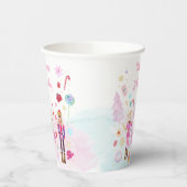 Nutkraker Land van zoet Roze Gouden Dag Papieren Bekers (Links)