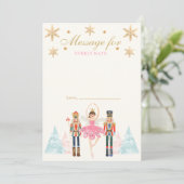 Nutkraker Land van zoet Tijd Capsule Note Card Kaart (Staand voorkant)