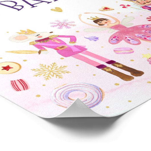 Nutkraker Land van zoete cacaobalk Poster (Hoek)