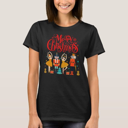 Nutkraker Merry Xmas Sugar Plum Fairy Nutkraker T-shirt (Voorkant)